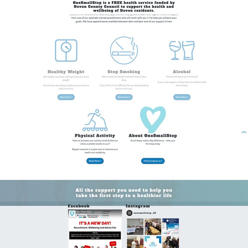 Visual 3 for Everyone Health Health & Wellbeing Websites